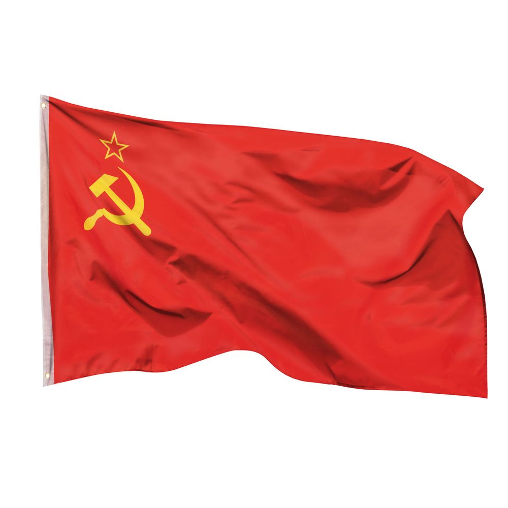 AZ FLAG Tischflagge KGB UdSSR - 15x15 Cm Sowjetunion Fahne