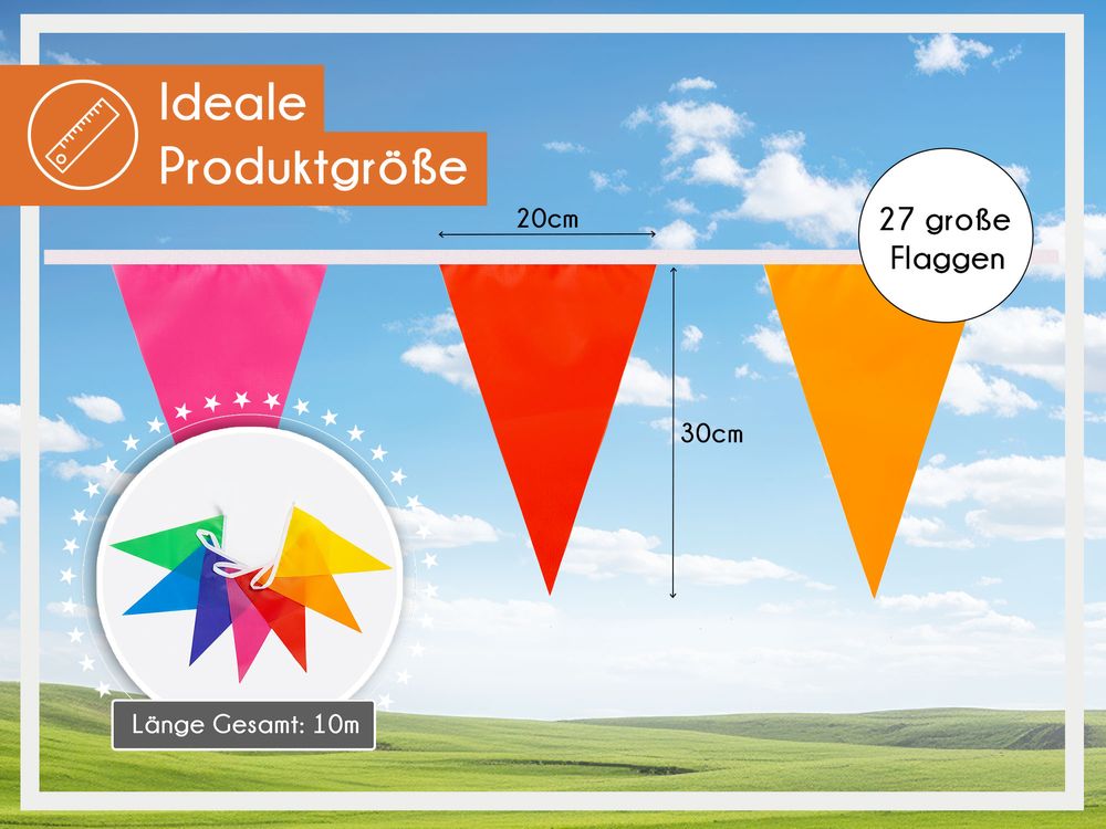 Wimpelkette Girlande Party Geburtstag Deko Wimpel Wimpelgirlande Dekoration Bunt Wimpelkette Girlande Party Geburtstag Deko Wimpel Wimpelgirlande Dekoration Bunt