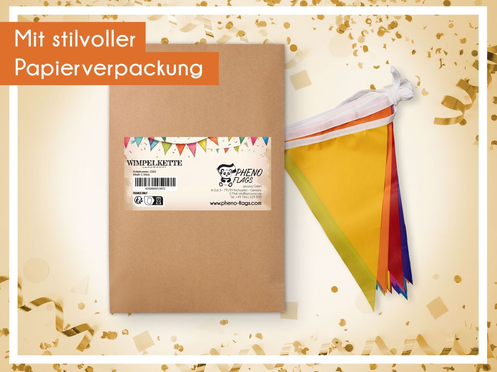 Wimpelkette Girlande Party Geburtstag Deko Wimpel Wimpelgirlande Dekoration Bunt Wimpelkette Girlande Party Geburtstag Deko Wimpel Wimpelgirlande Dekoration Bunt