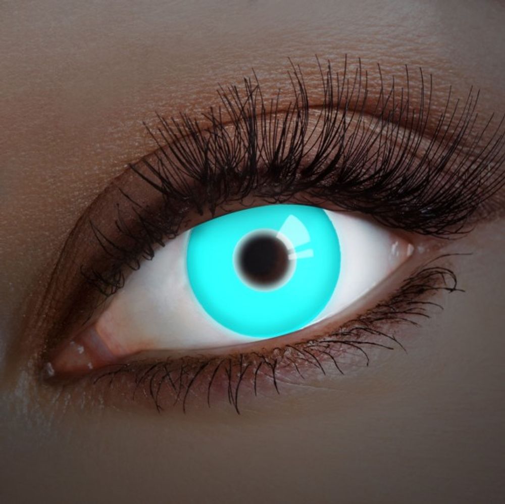 Uv Deep Blue Blaue Kontaktlinsen Mit Spezialeffekt Farblinsen Shop Com