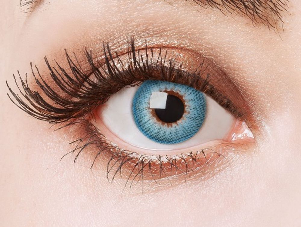 Natürliche Blaue Jahreslinsen Weiche Farbige Kontaktlins...