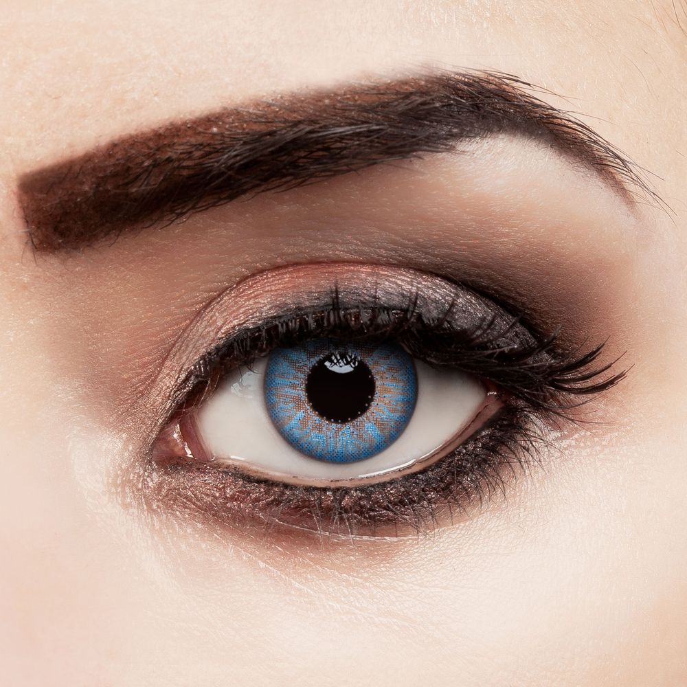 Farbige Kontaktlinsen Blau Bei Braunen Augen Royal Blue: Blaue Kontaktlinsen | farblinsen-shop.com