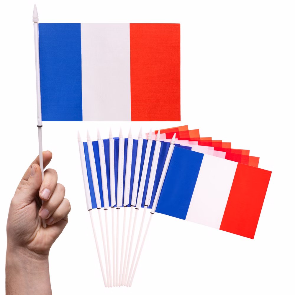 Frankreich Handflagge