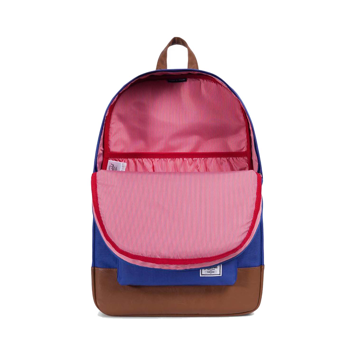 Herschel Heritage - Rucksack-Deep Ultramarine/Tan Synthetic Leather