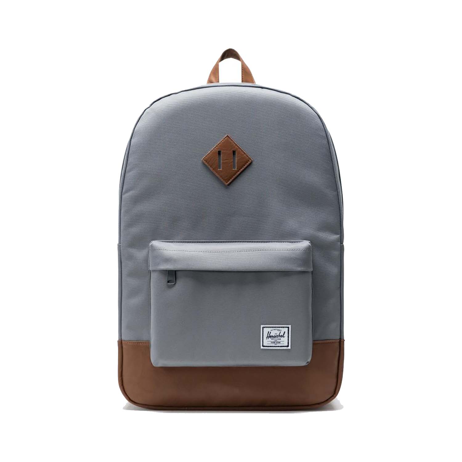 Herschel Heritage - Rucksack-Grey/Tan Synthetic Leather