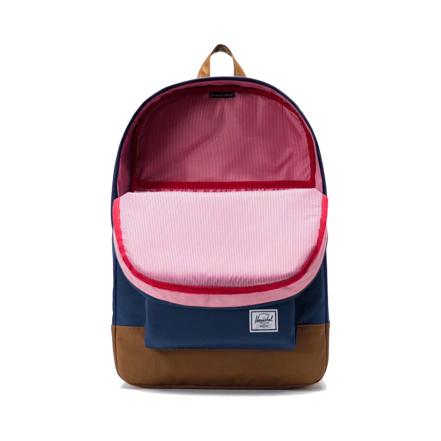 Herschel Heritage - Rucksack-Navy/Tan Synthetic Leather
