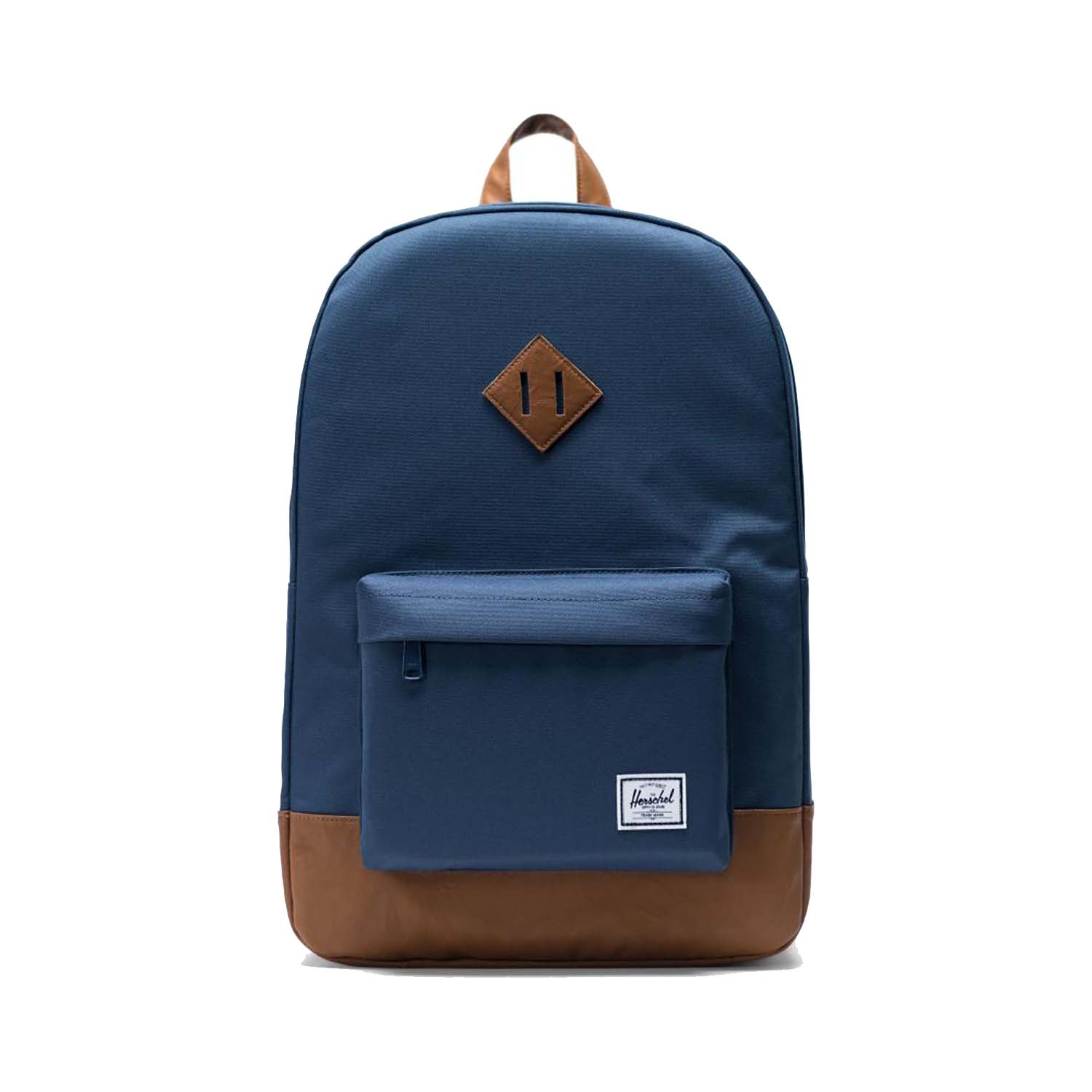 Herschel Heritage - Rucksack-Navy/Tan Synthetic Leather
