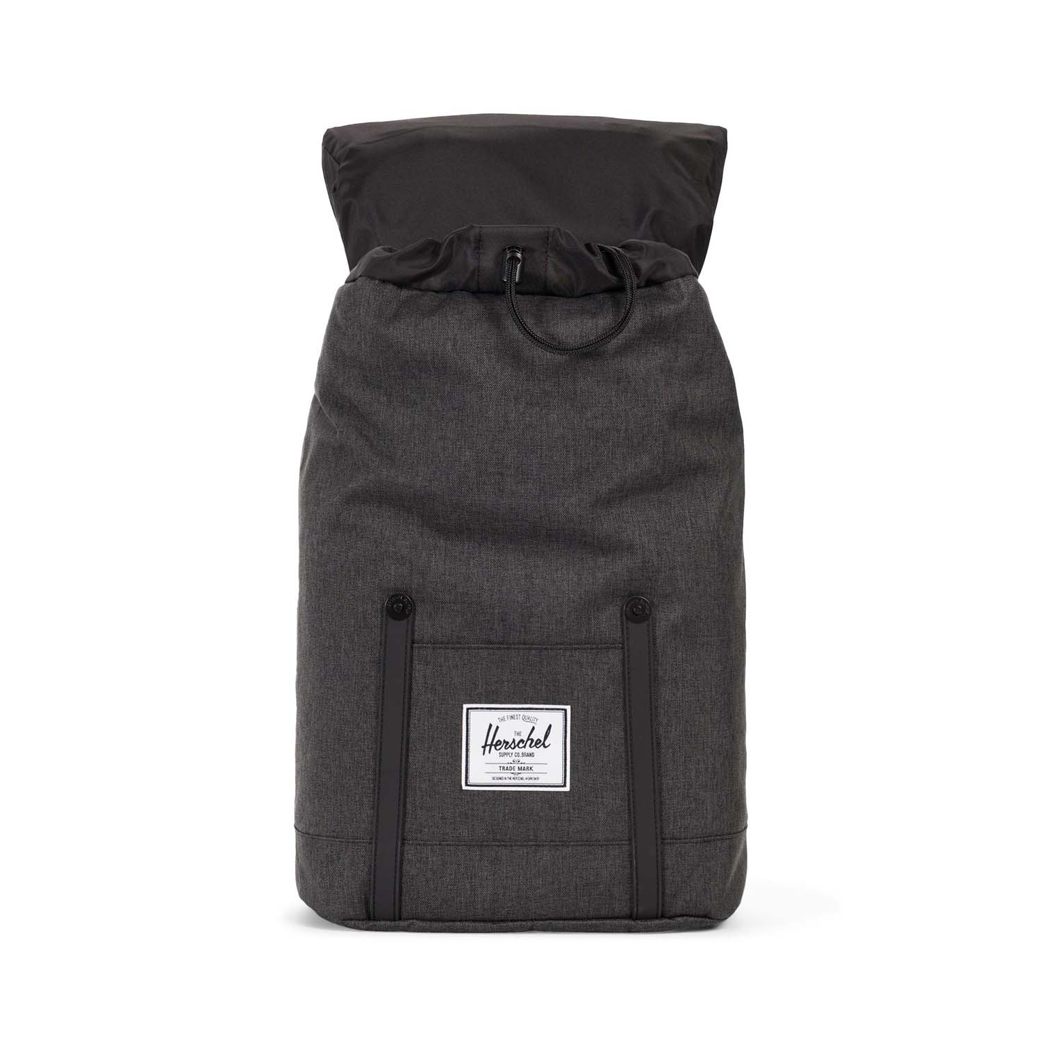Herschel Retreat - Rucksack-Black Crosshatch/Black Rubber