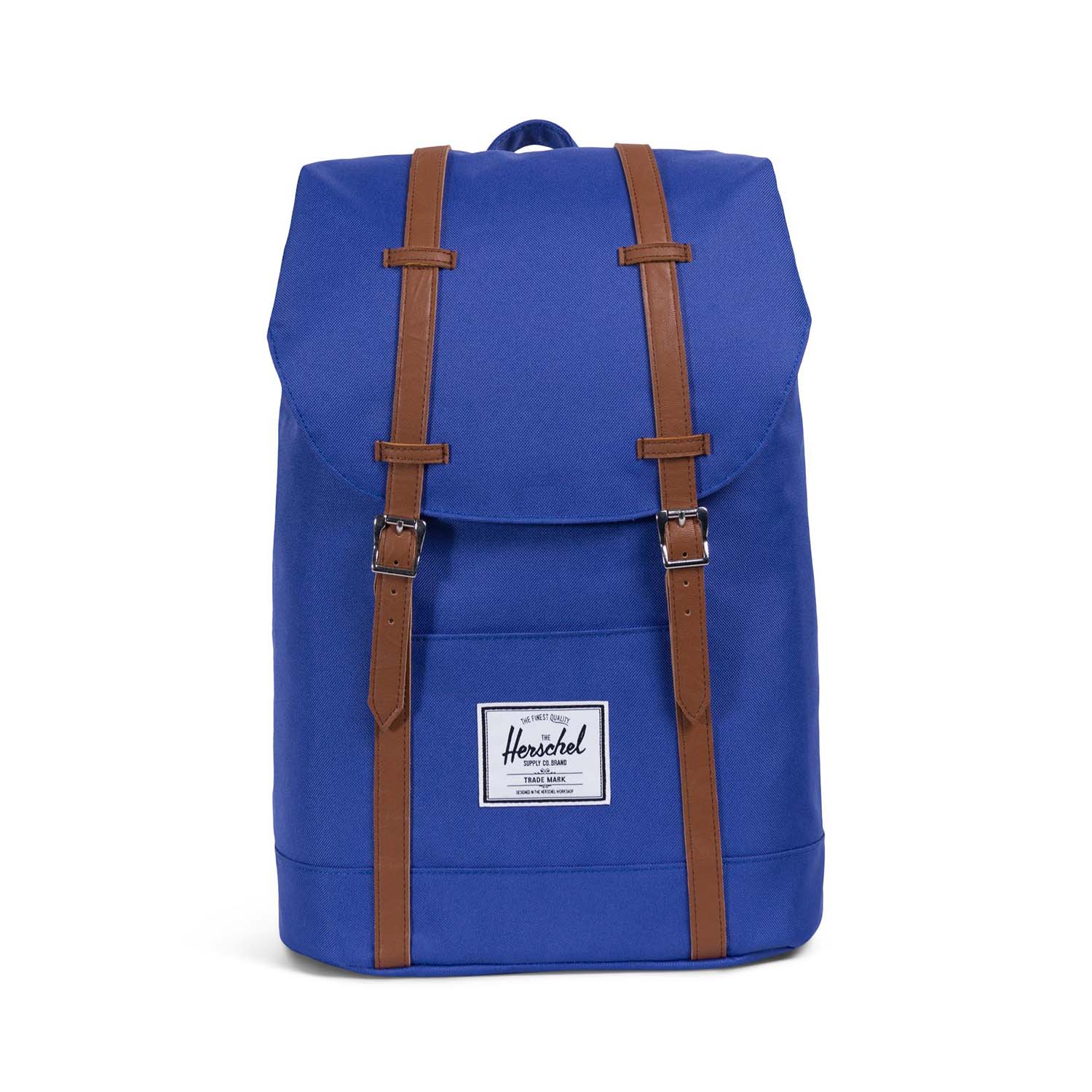 Deep Ultramarine/Tan Synthetic Leather