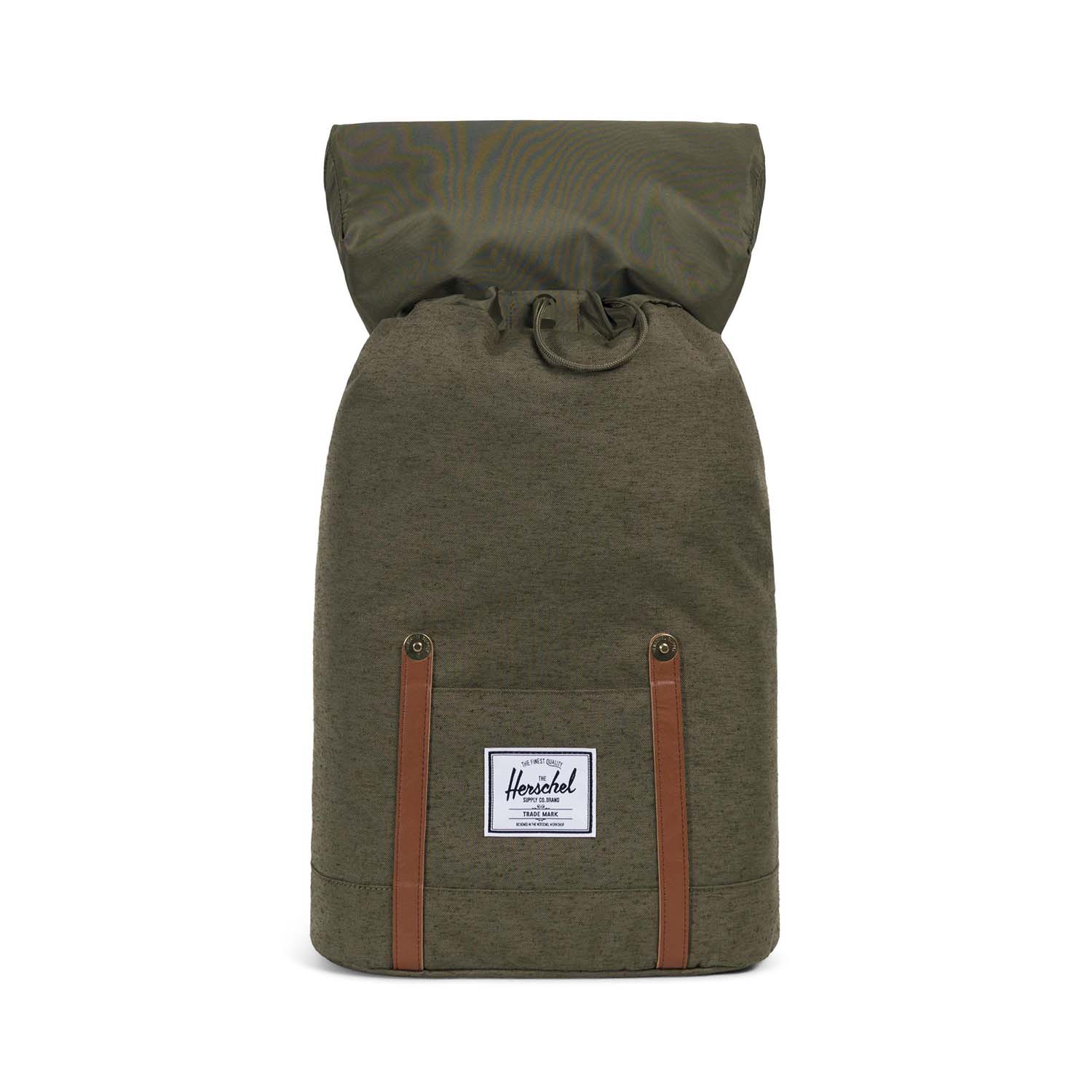 Herschel Retreat - Rucksack-Ivy Green Slub/Tan Synthetic Leather