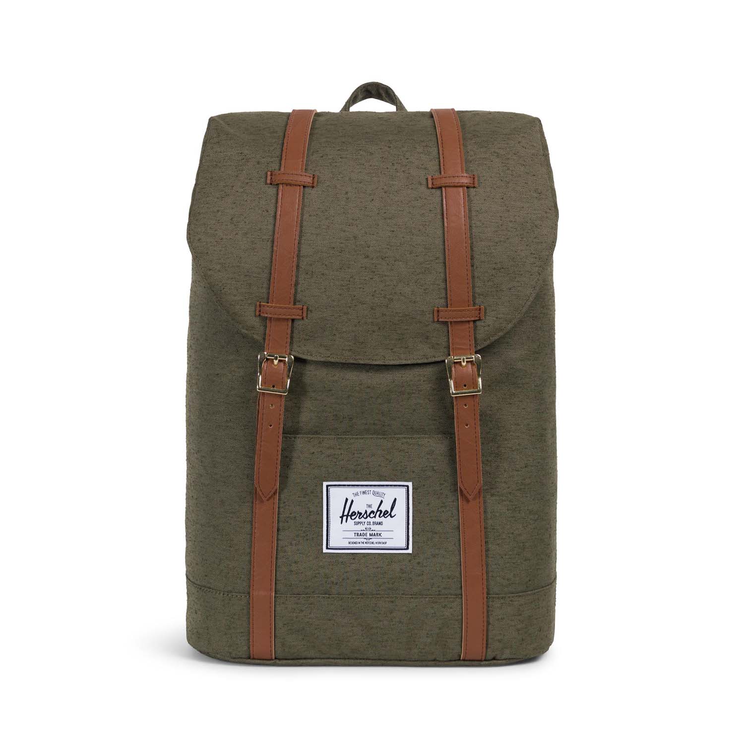 Ivy Green Slub/Tan Synthetic Leather