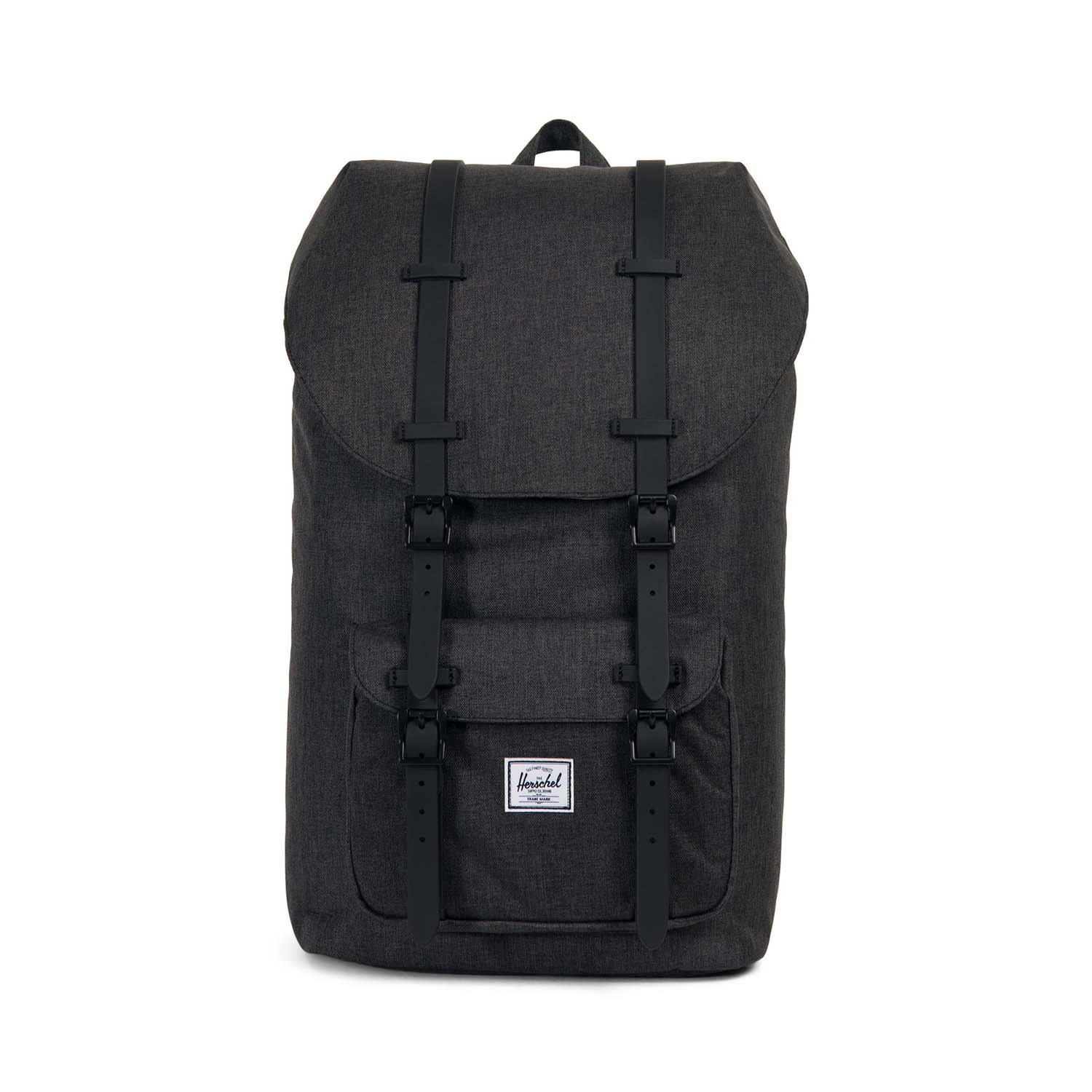 Black Crosshatch/Black Rubber