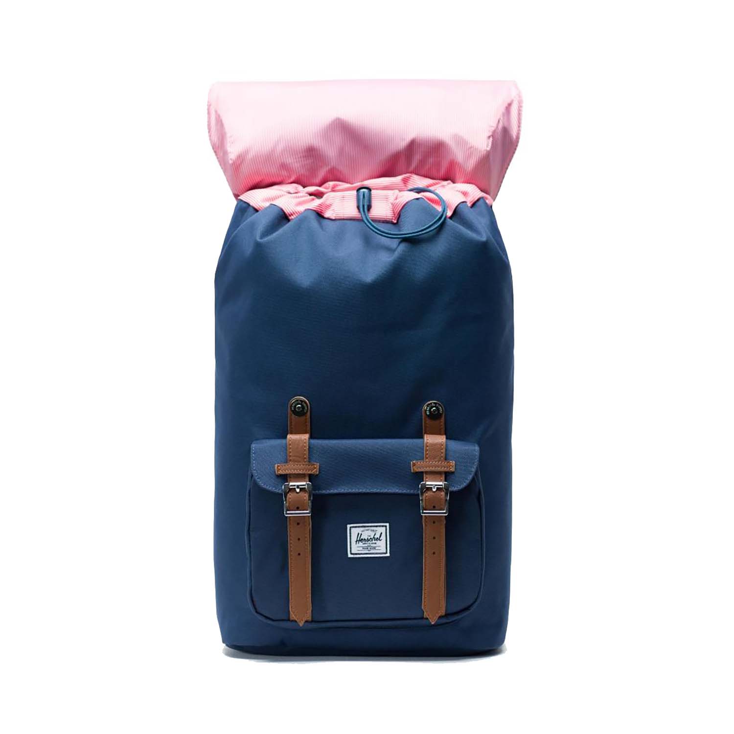 Herschel Little America - Rucksack-Navy/Tan Synthetic Leather