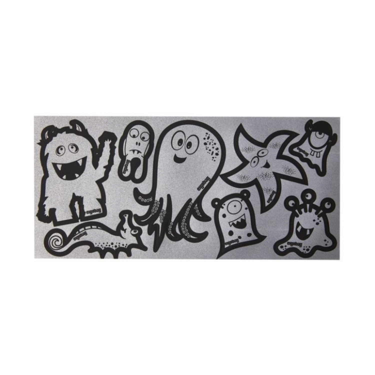 Ergobag Reflexie Sticker Set-Silber