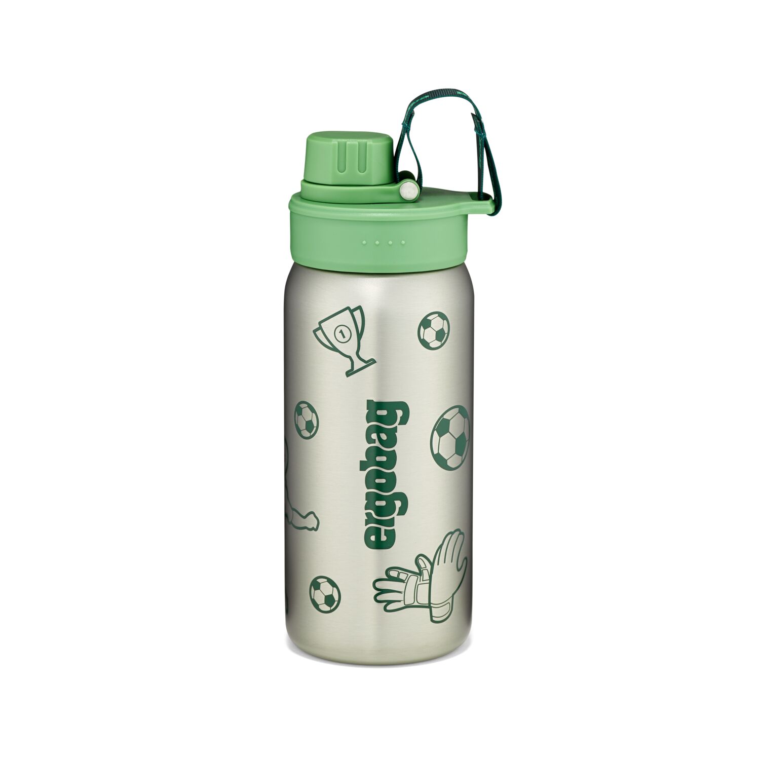 Ergobag Edelstahl-Trinkflasche-Grün