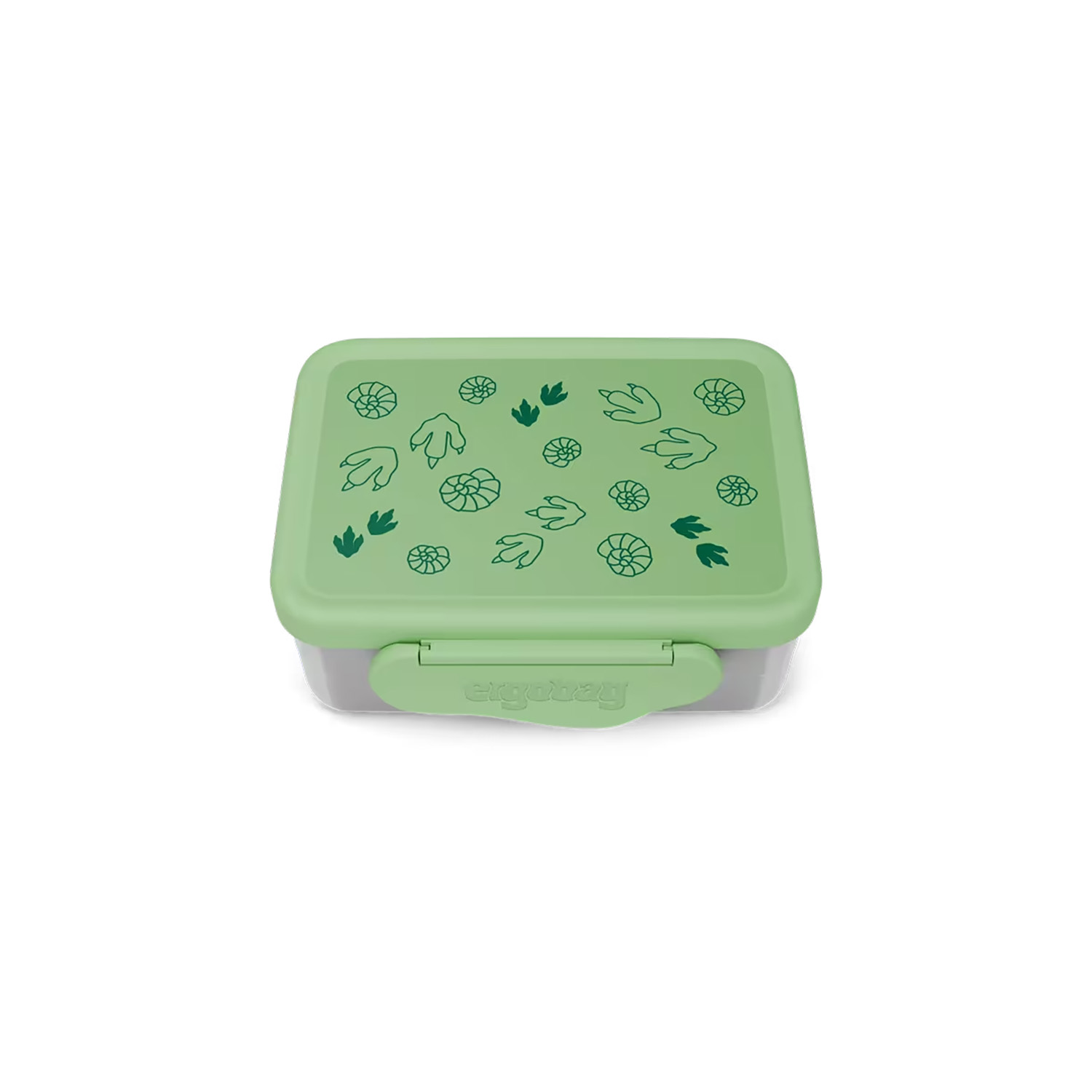 Ergobag Edelstahl-Brotdose-Dschungel