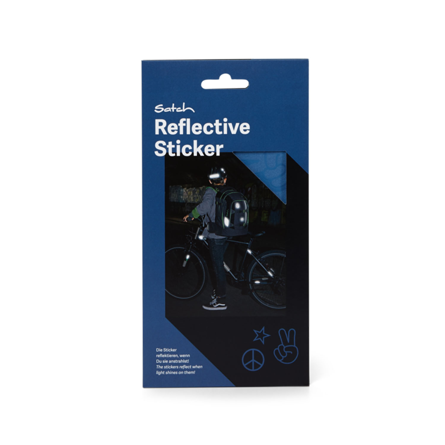 Satch Reflective Sticker-Blau