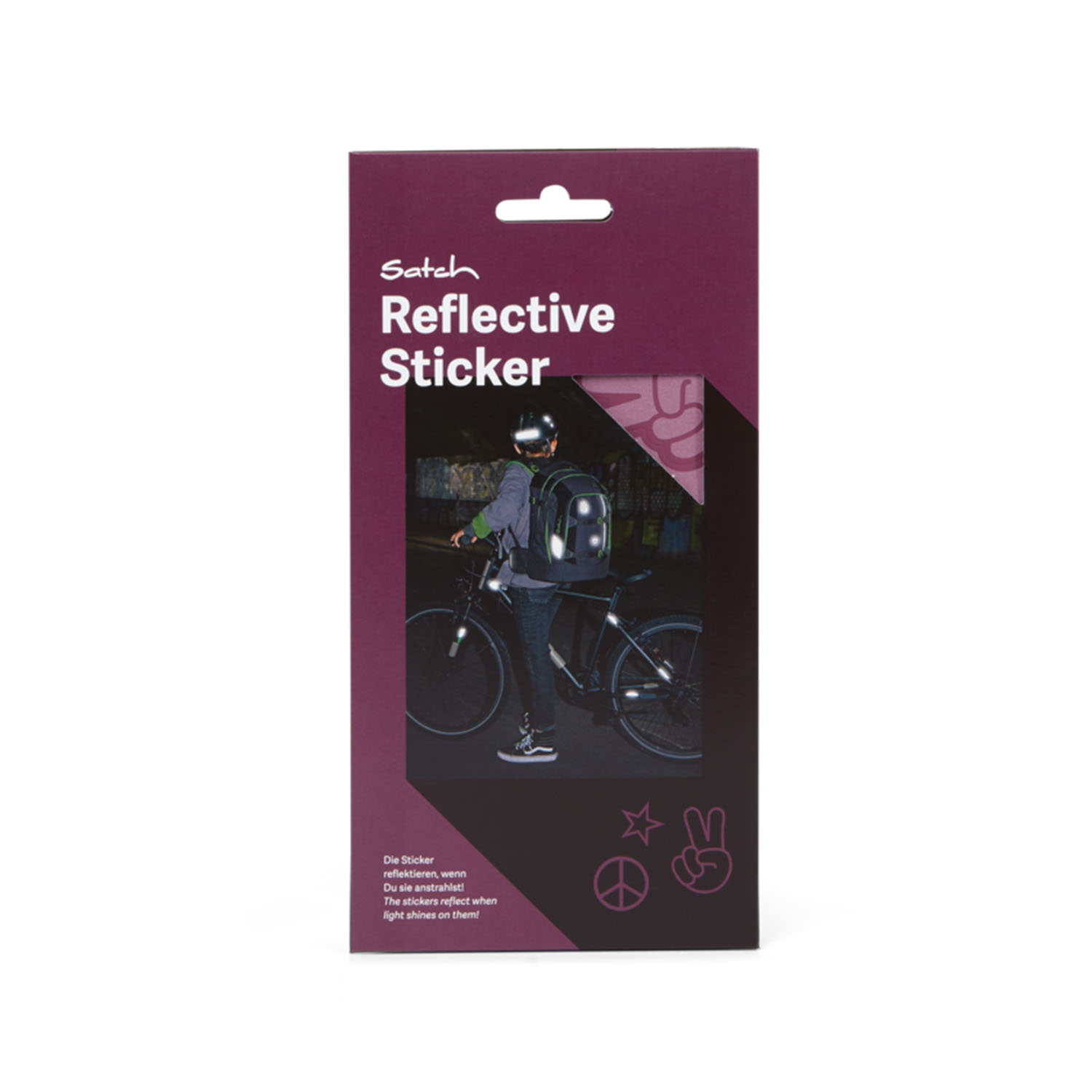 Satch Reflective Sticker-Lila
