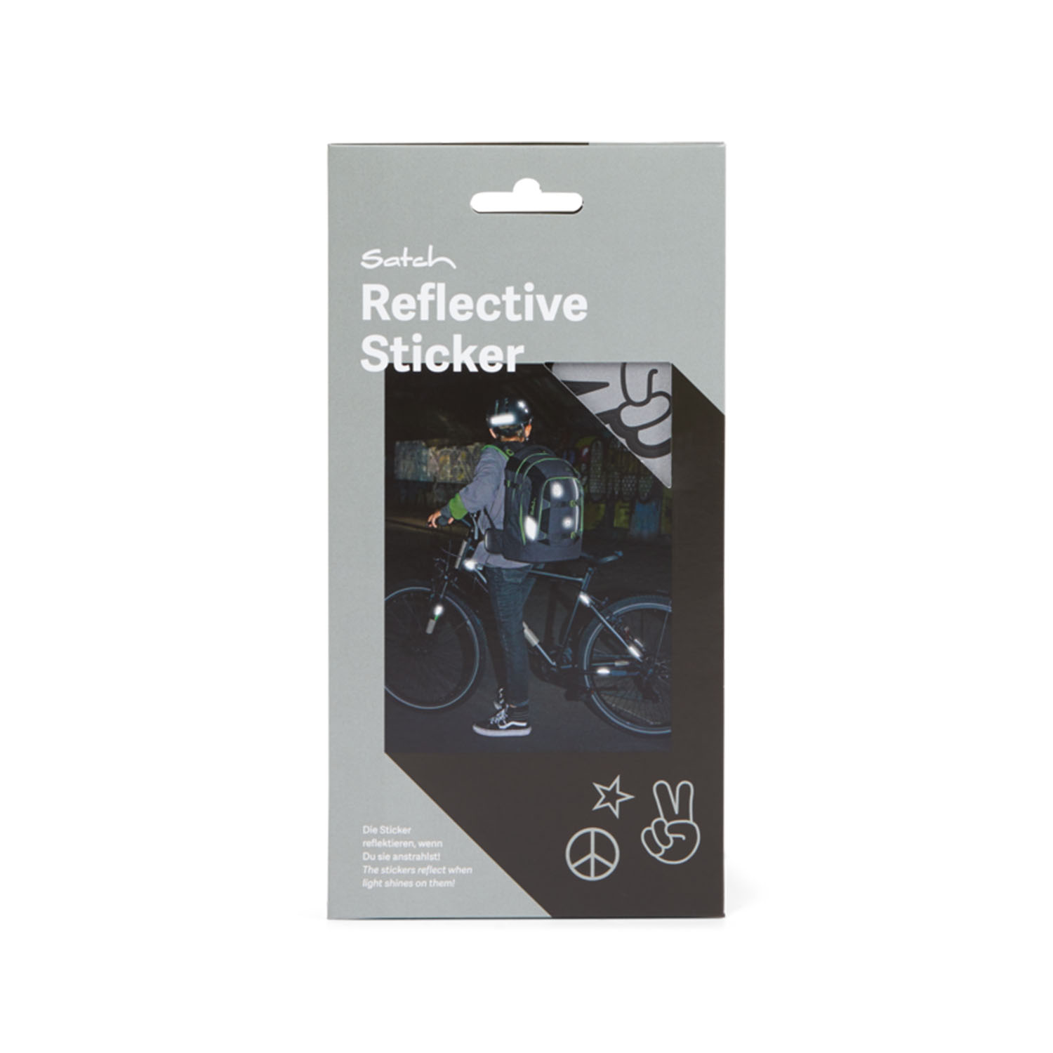 Satch Reflective Sticker-Silber