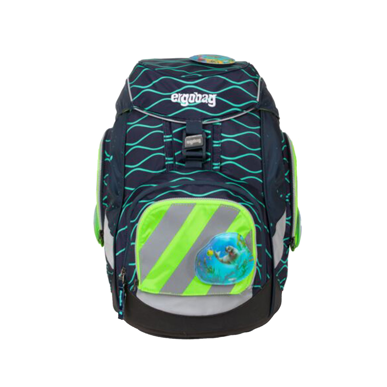 Ergobag Sicherheitsset mit Reflektorstreifen-Grün