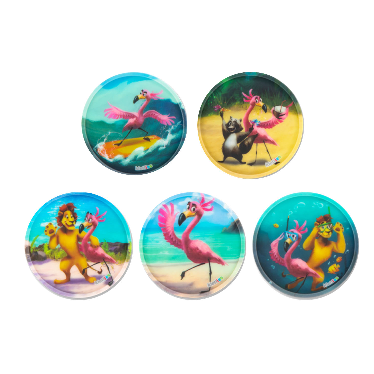 Ergobag Kletties-Set-Flamingo
