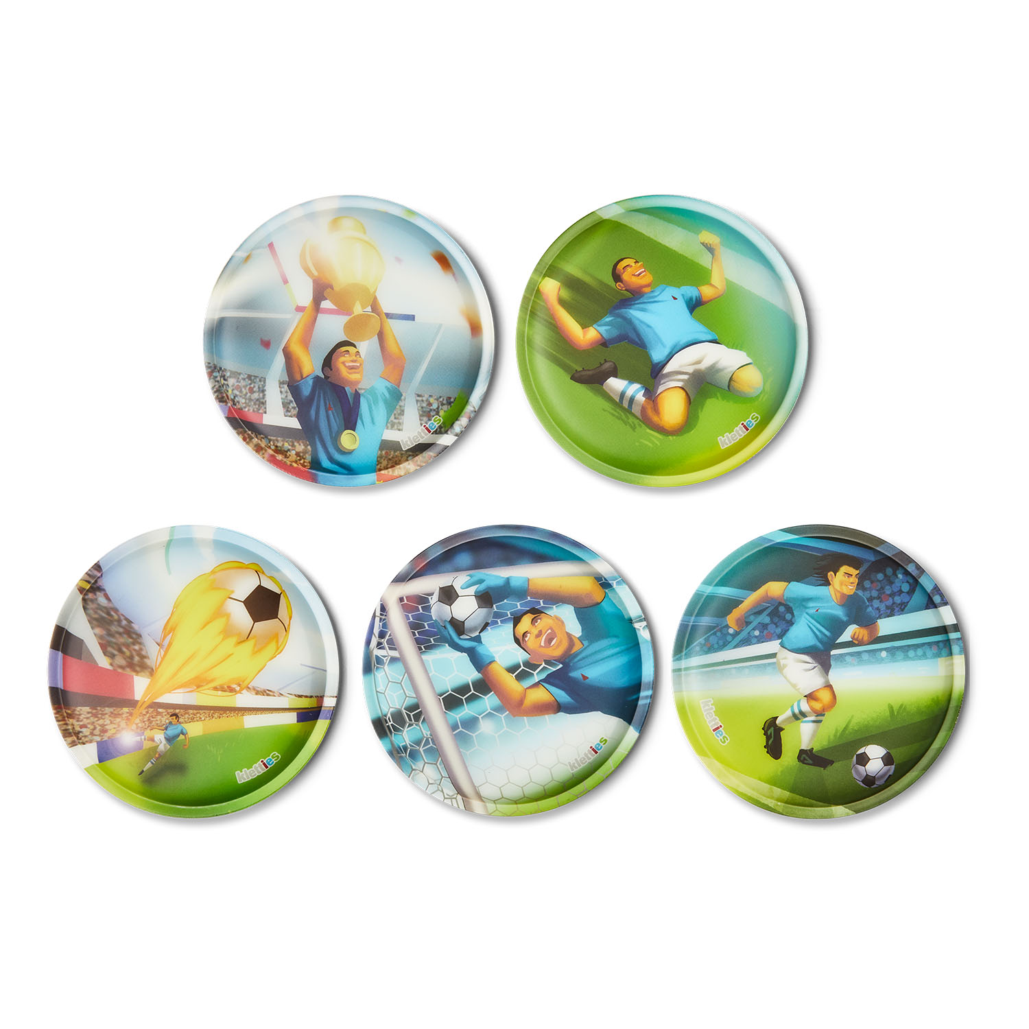 Ergobag Kletties-Set-Fußballstürmer