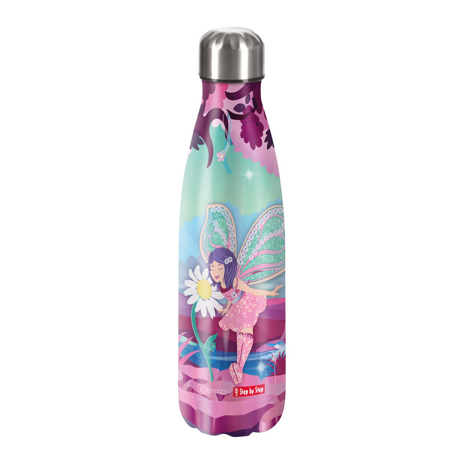 Step by Step Edelstahl-Trinkflasche-Fairy Freya