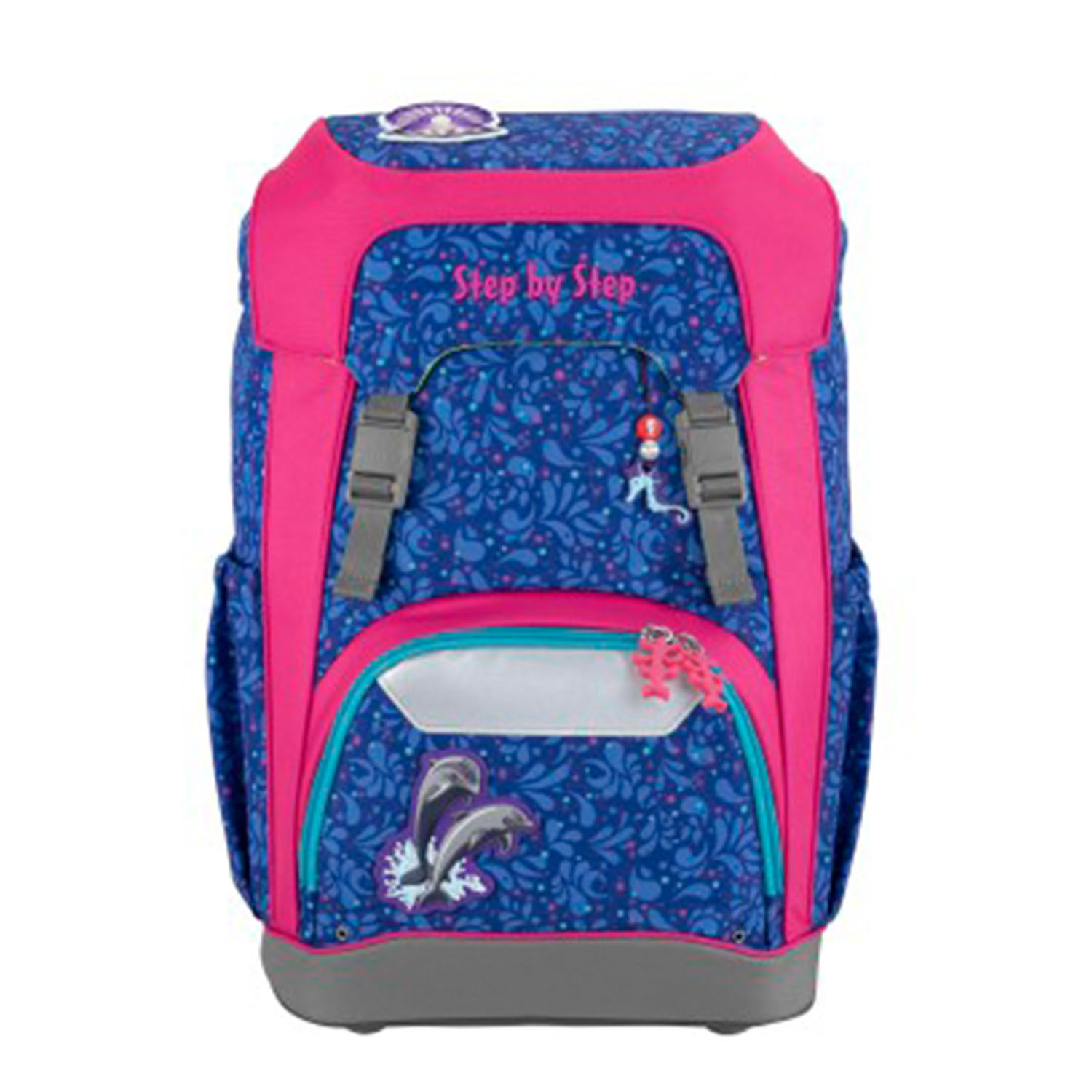 Step by Step Giant - Schulrucksack-Set 5-teilig-Happy Dolphins