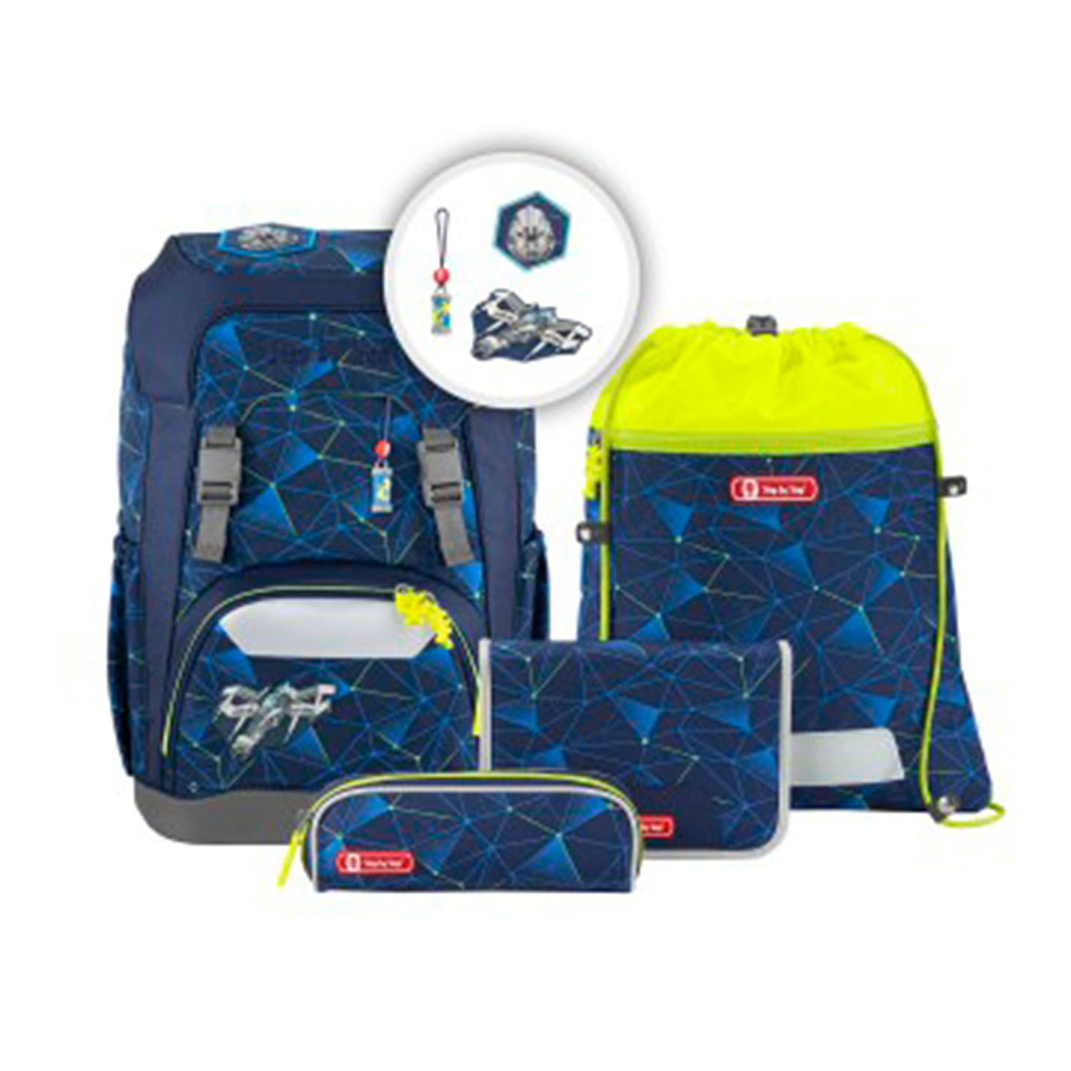 Step by Step Giant - Schulrucksack-Set 5-teilig-Starship