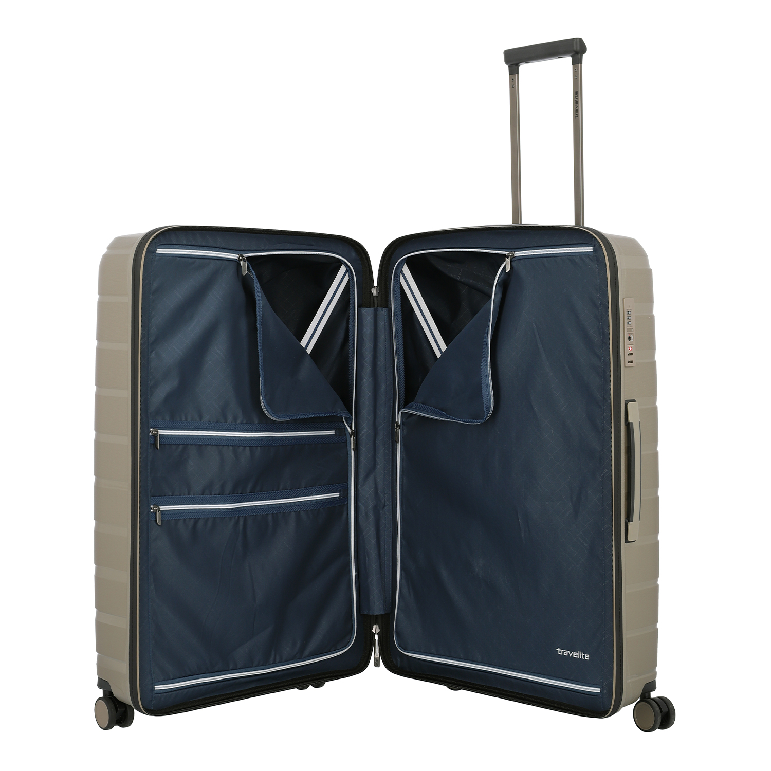 Travelite Air Base 4-Rollen Trolley L-Champagner