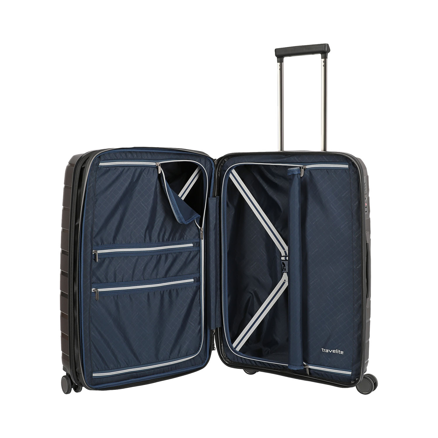 Travelite Air Base 4-Rollen Trolley M EXP-Anthrazit
