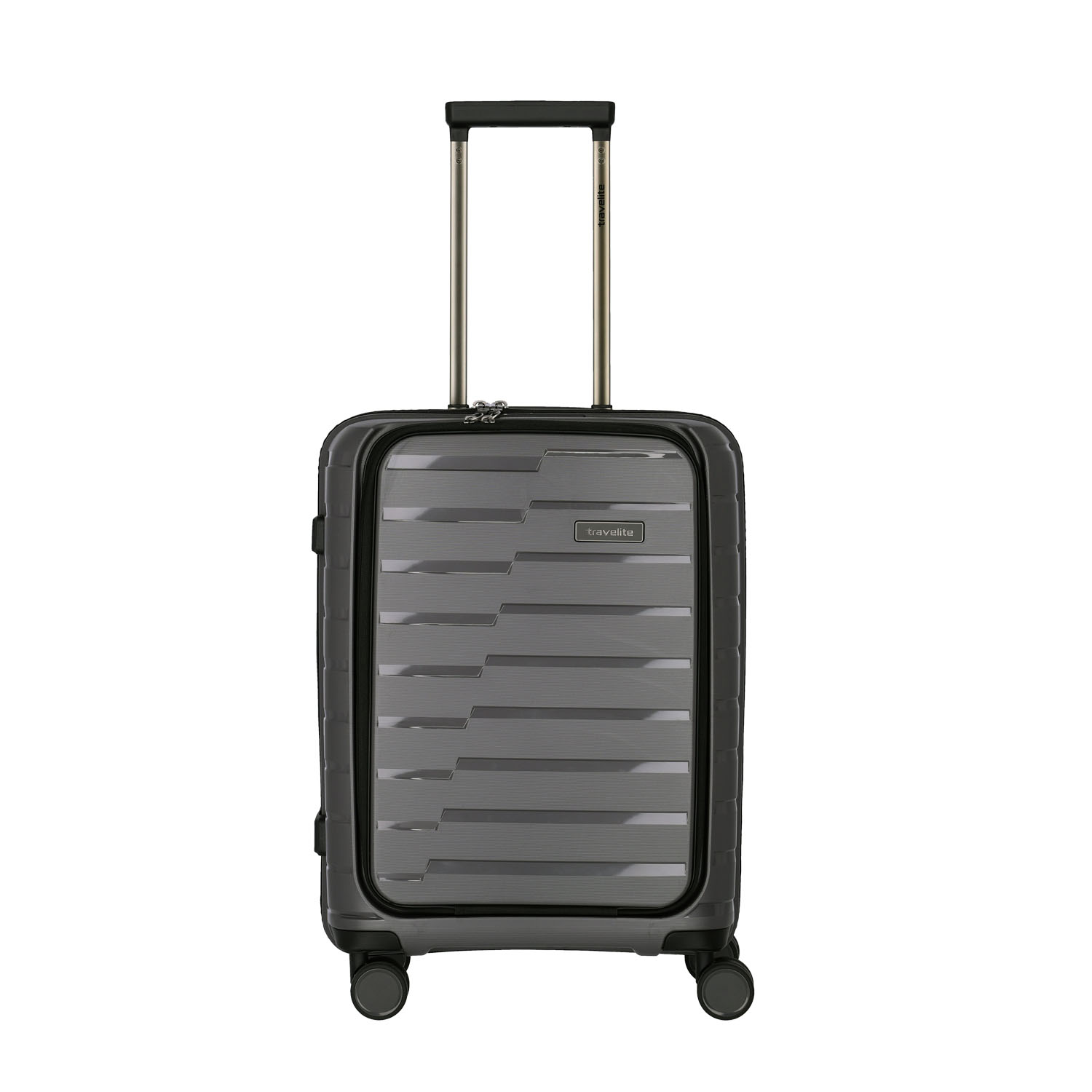Travelite Air Base 4-Rollen Trolley S mit Vortasche-Anthrazit