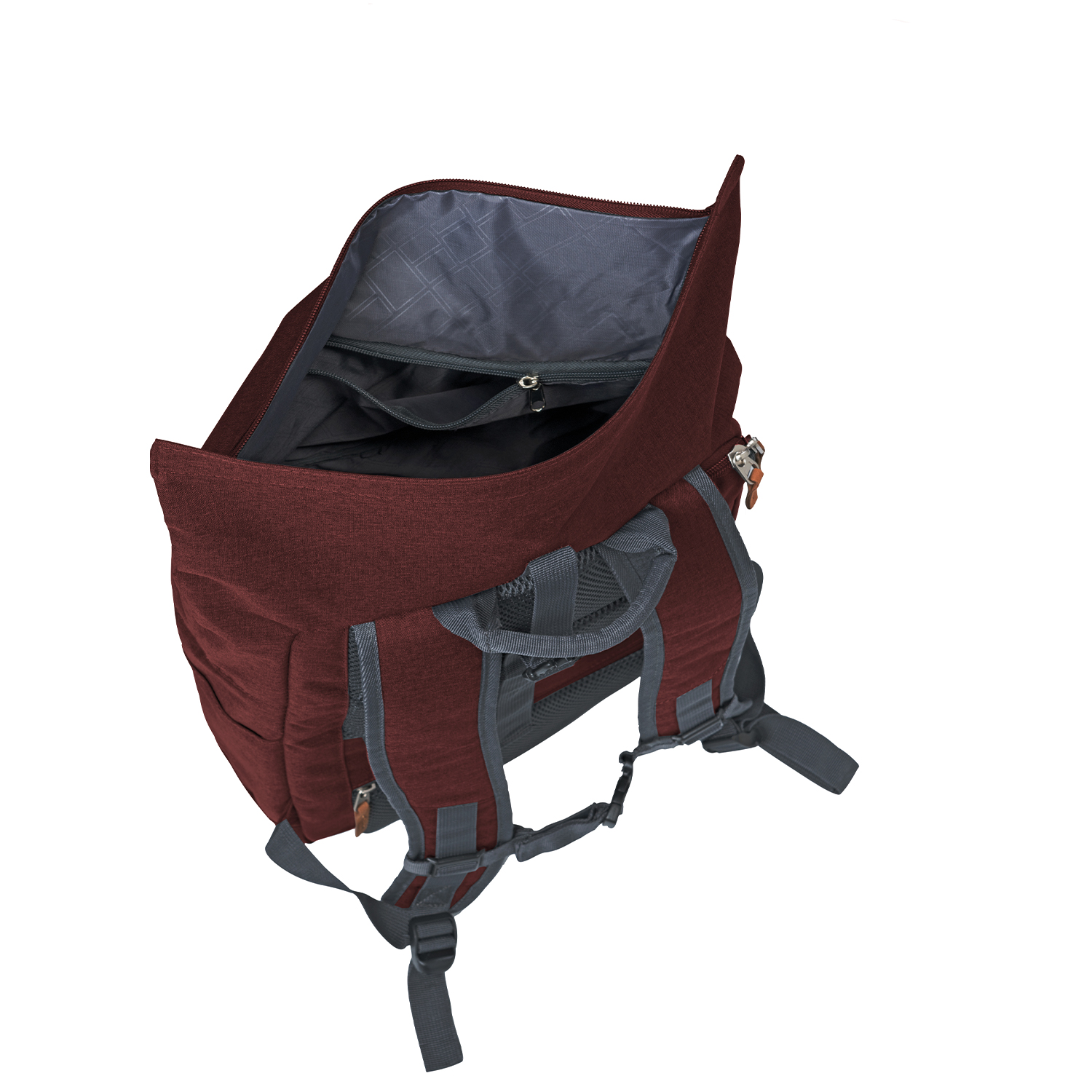 Travelite Basics Rollup Rucksack-Bordeaux