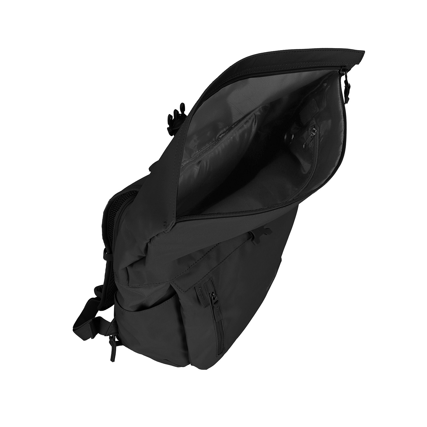 Travelite Basics Rollup Rucksack-Schwarz