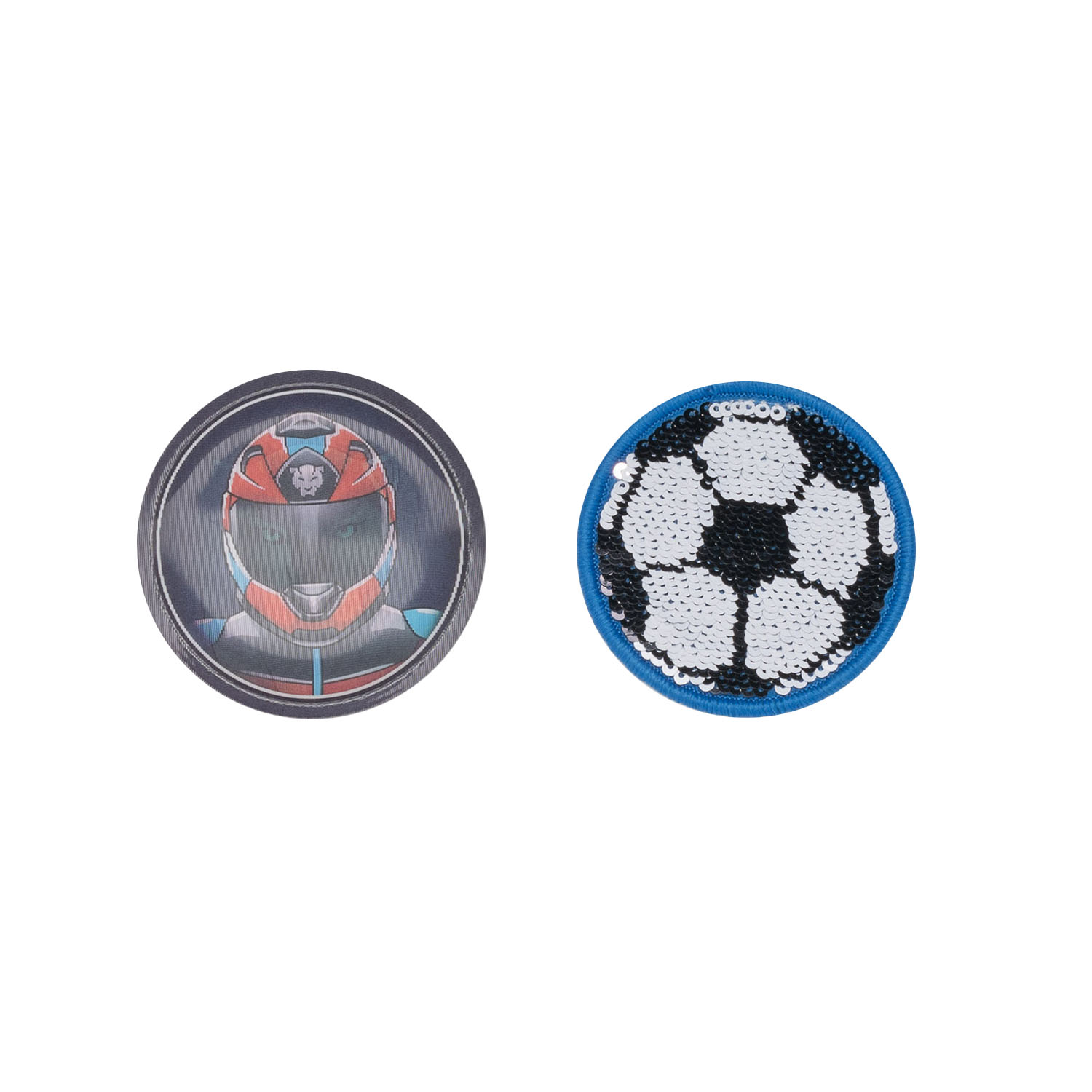 Beckmann Pailettenbuttens 2 pk-Smiley