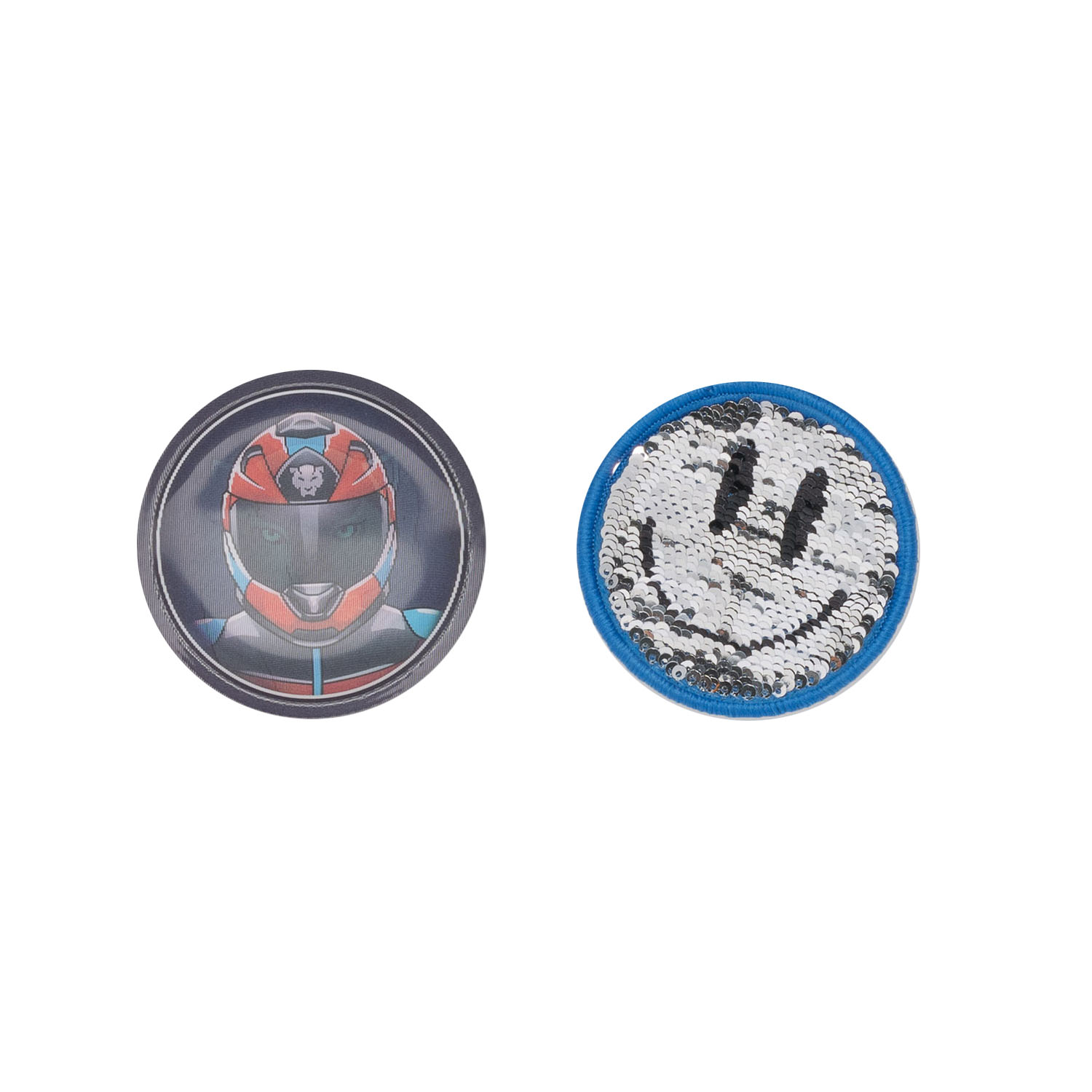 Beckmann Pailettenbuttens 2 pk-Smiley