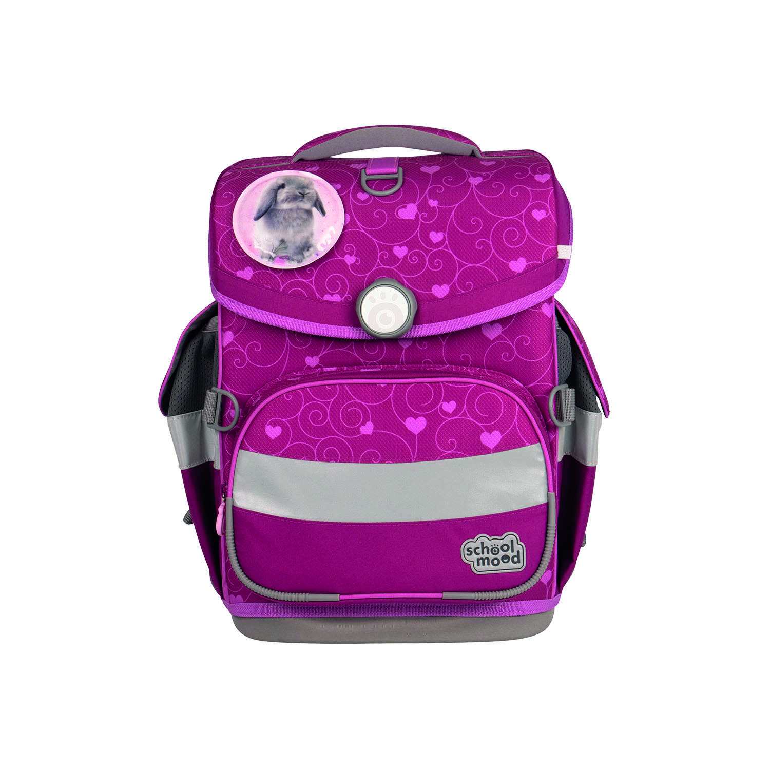 School Mood Timeless Air+ - 7-teiliges Schulranzenset-Hanna. Hase