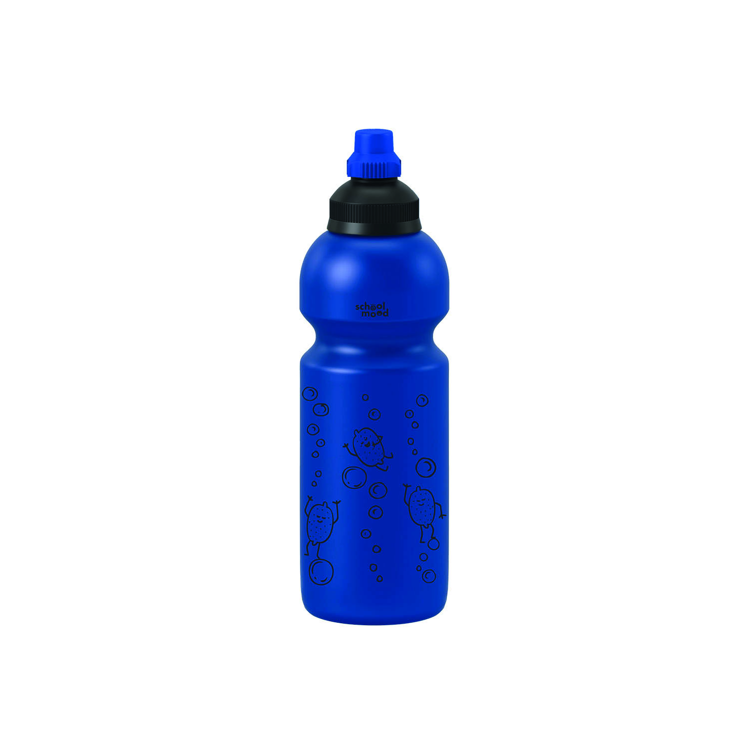 School Mood Trinkflasche 600ml-blau