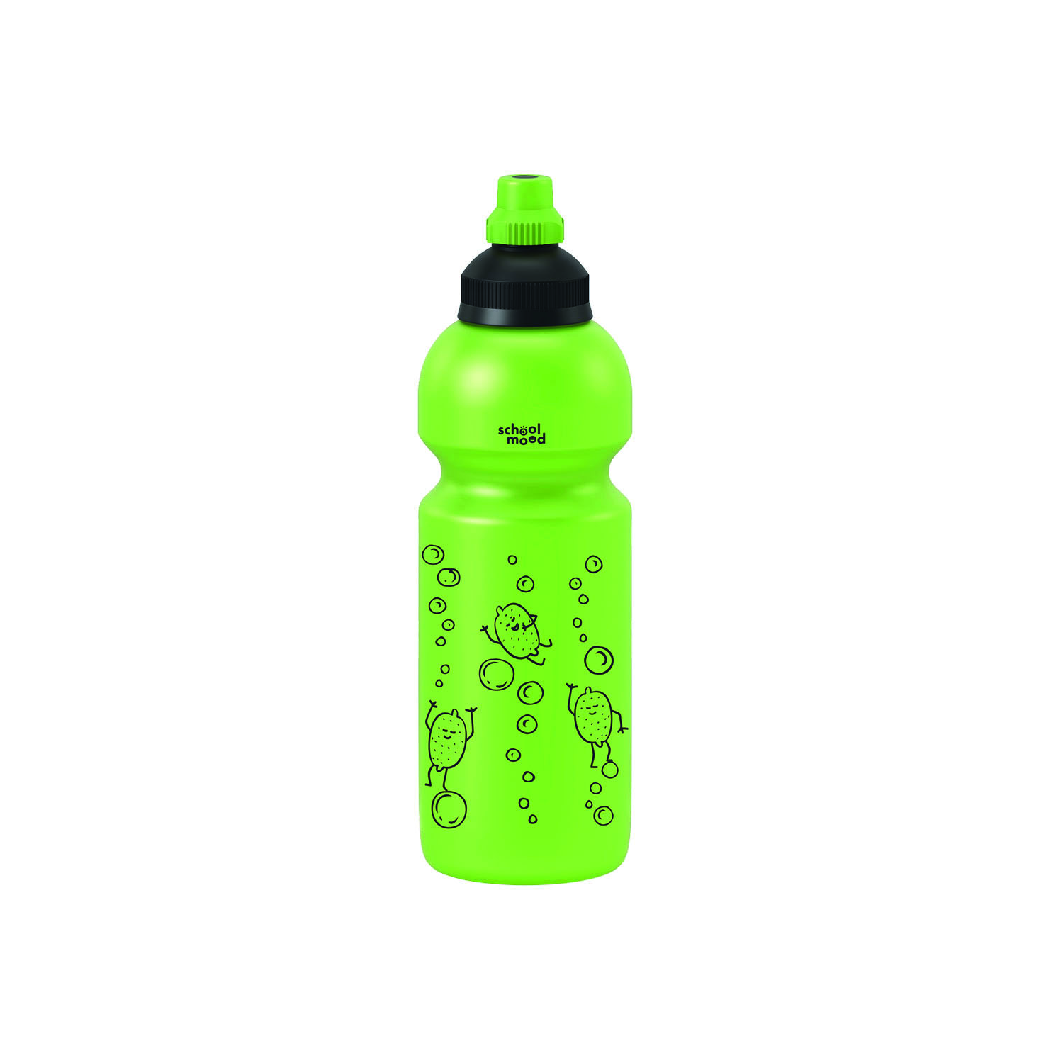 School Mood Trinkflasche 600ml-lime