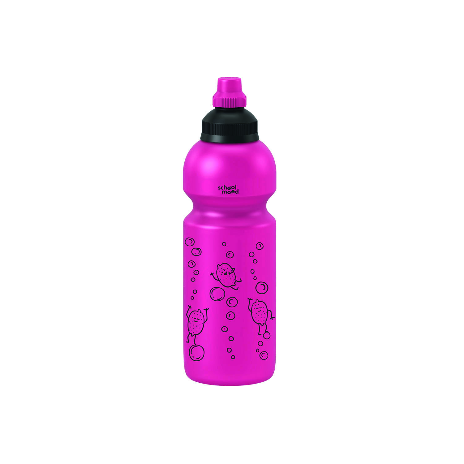 School Mood Trinkflasche 600ml-pink