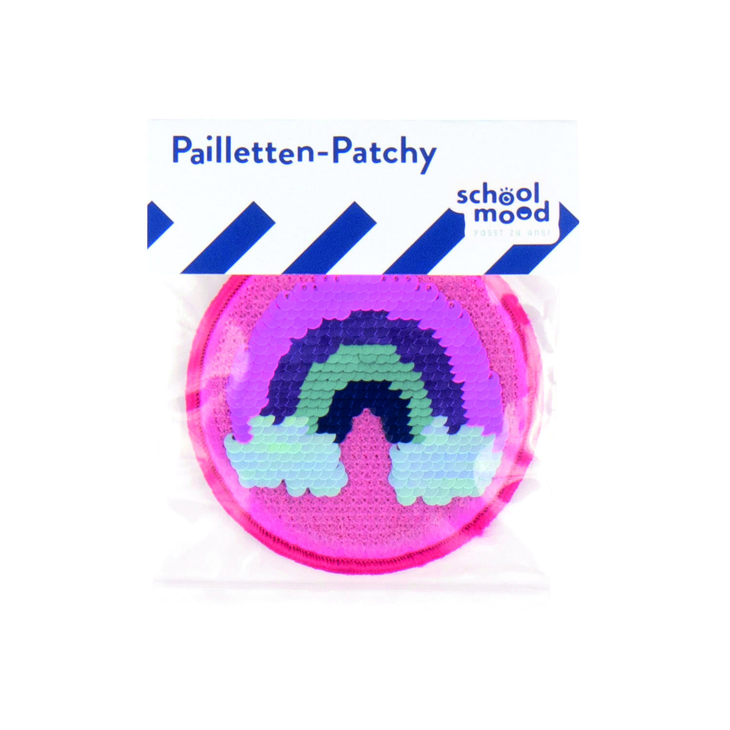 School Mood Pailetten-Patchy-Regenbogen