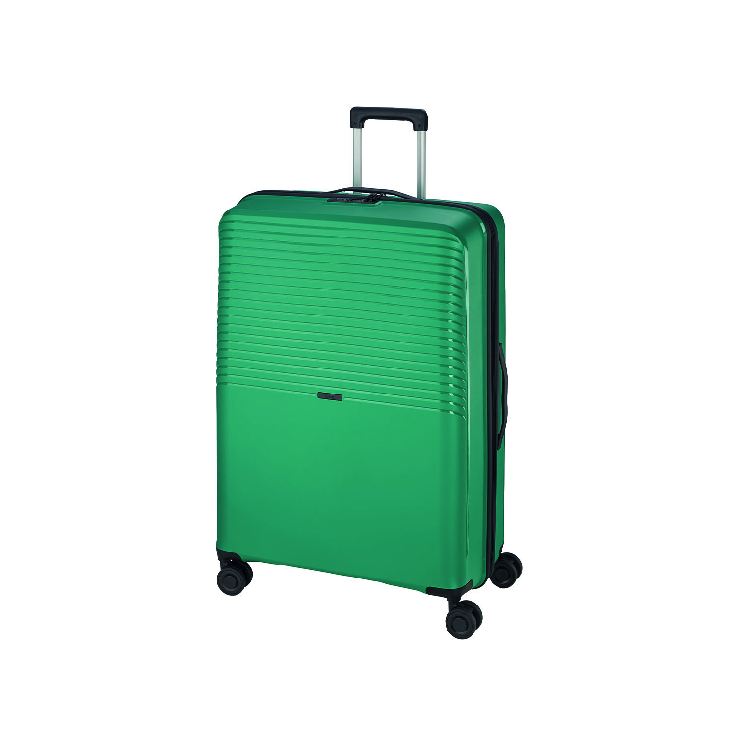D&N Lederwaren Travel Line 4000 4 Rollen Trolley 76cm-grün