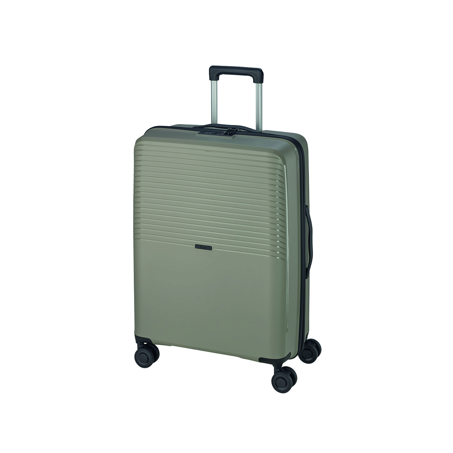 D&N Lederwaren Travel Line 4000 4 Rollen Trolley 76cm-taupe