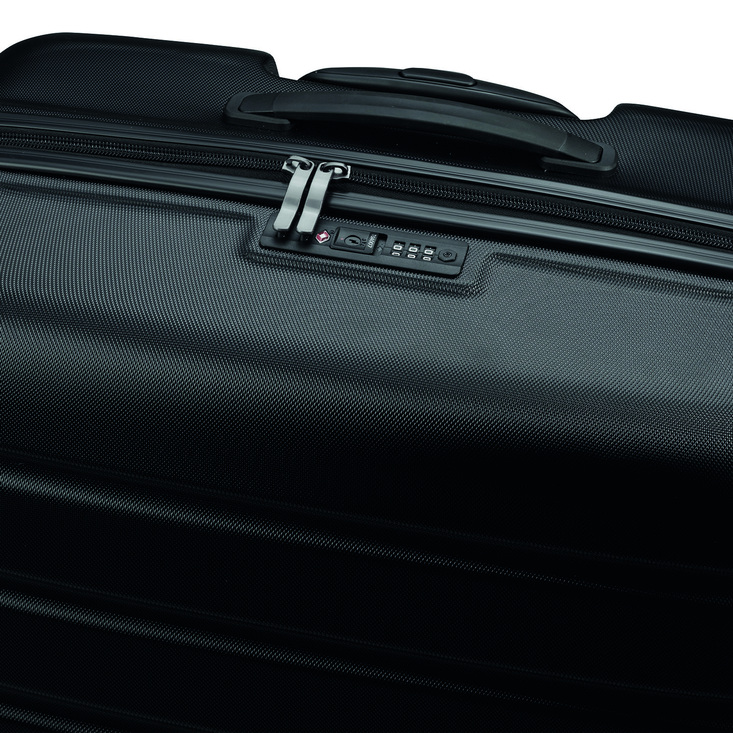 D&N Lederwaren Travel Line 2200 4 Rollen Trolley 75-Schwarz