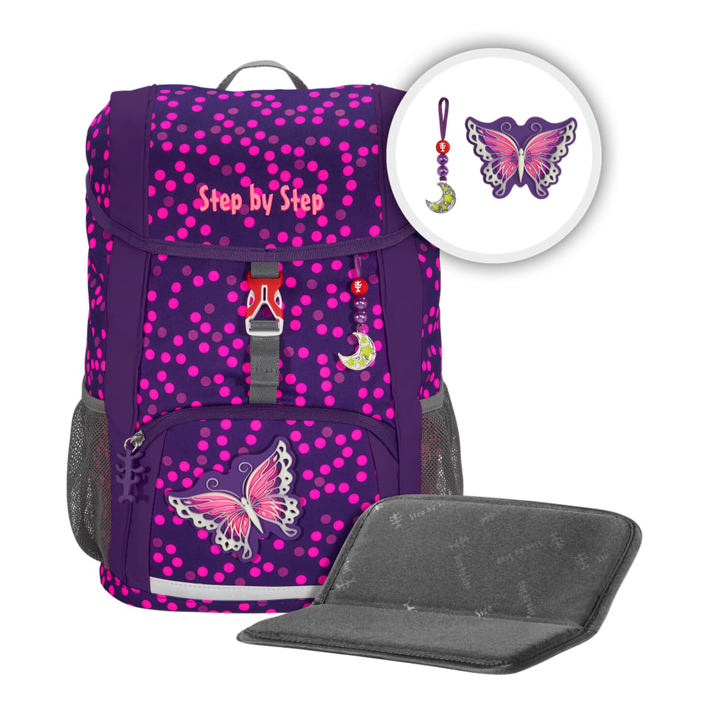 Step by Step KID Shine - Kindergartenrucksack-Butterfly Night