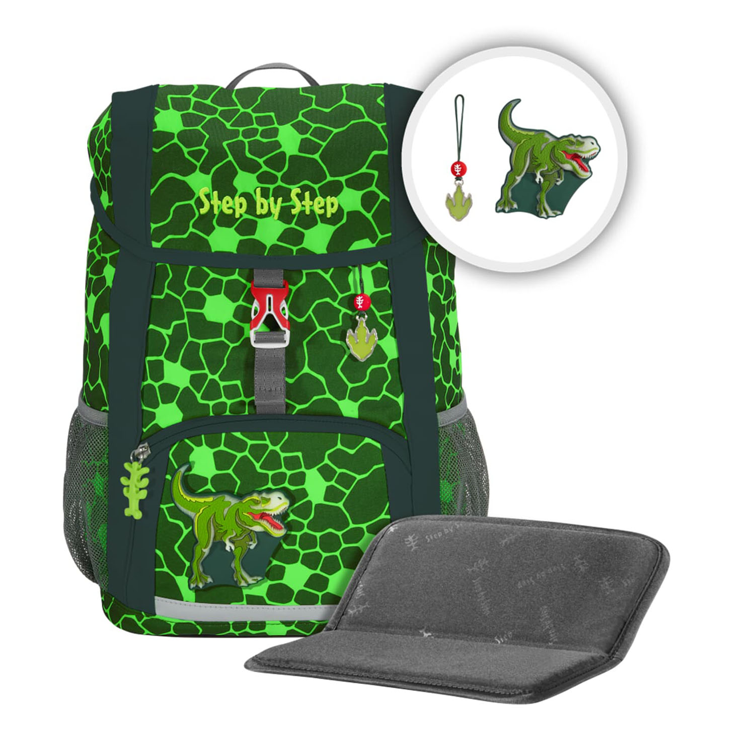 Step by Step KID Shine - Kindergartenrucksack-Dino Night