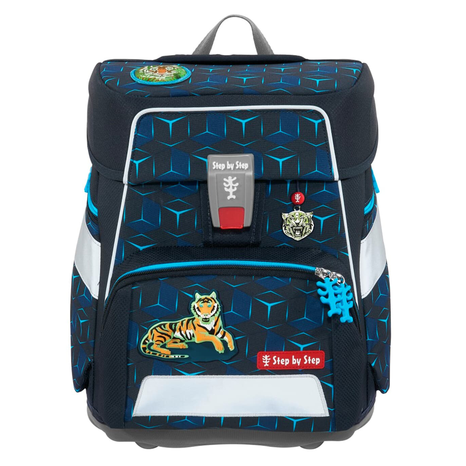 Step by Step Space Shine - Schulranzen-Set 5-teilig-Tiger Night Kimba