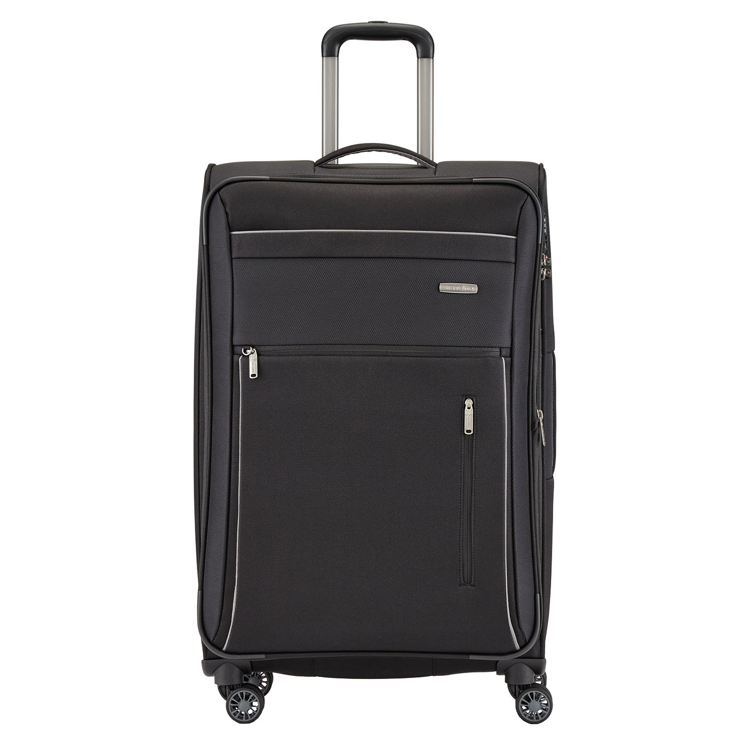 Travelite Capri 4-Rollen Trolley M erw.-Schwarz
