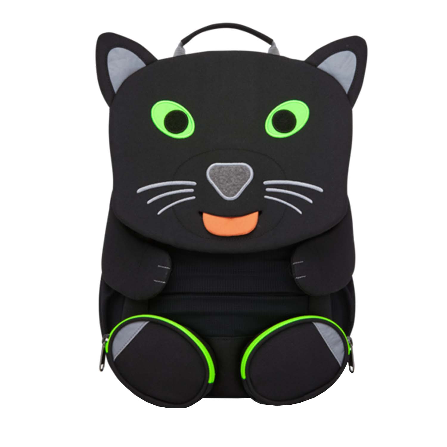 Affenzahn Großer Freund Kindergartenrucksack-Schwarzer Panther