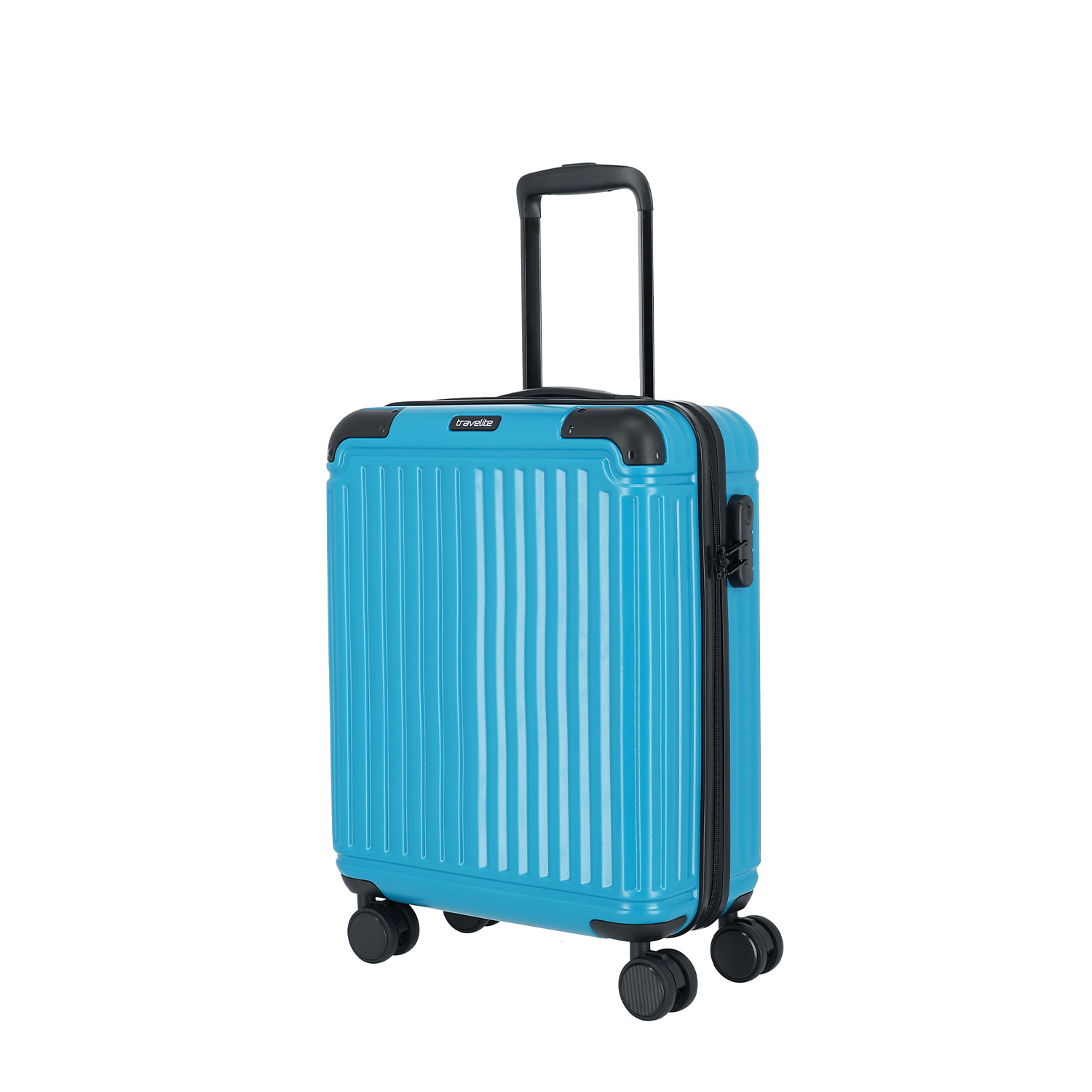 Travelite Cruise 4 Rollen Bordtrolley S 55cm-Türkis